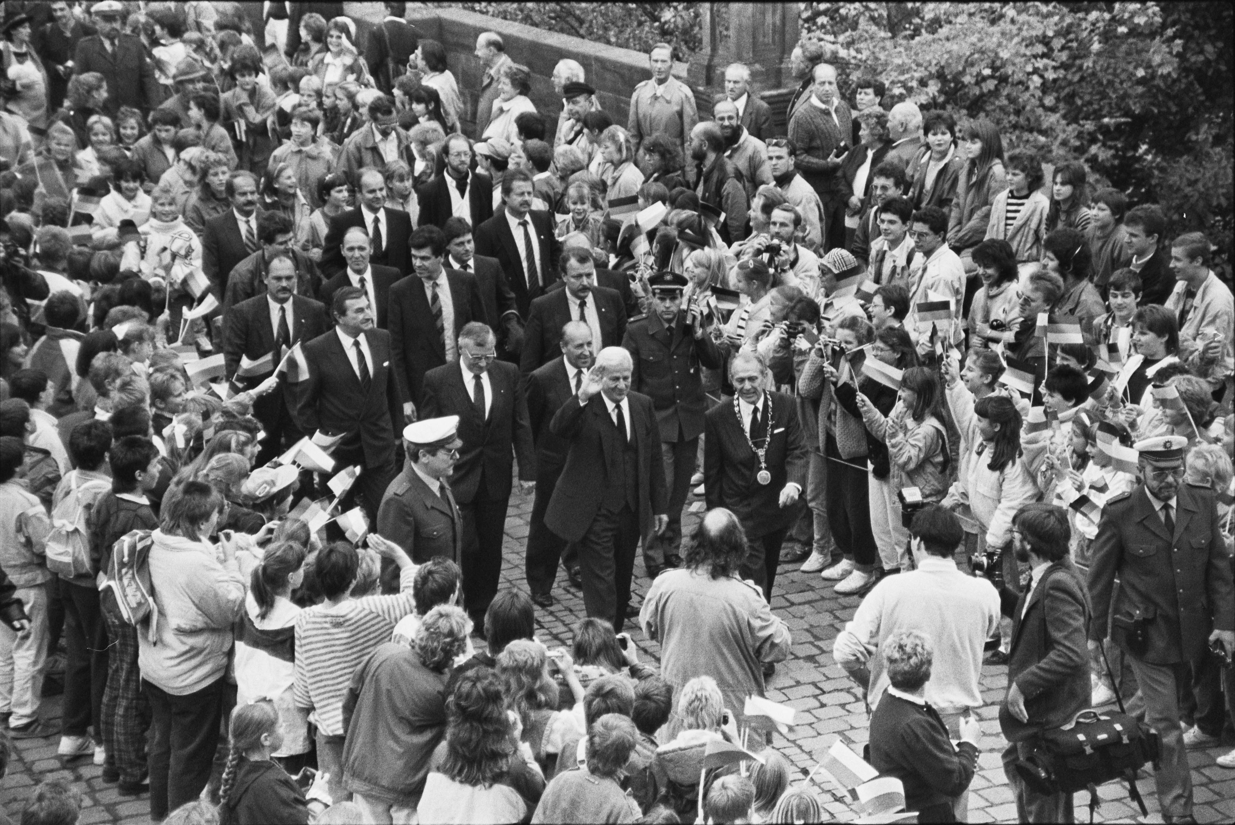 Richard Weizsäcker in der Karolinenstraße